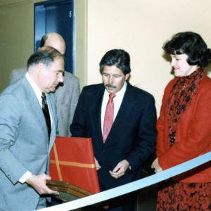 Opening ceremony for AIDS Ward in 1981