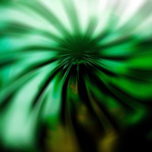 Abstract green swirl