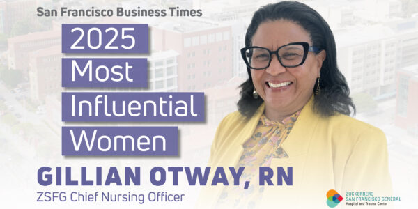 San Francisco Business Times - 2025 Most Influential Women - Gillian Otway, RN - ZSFG Chief Nursing Officer
